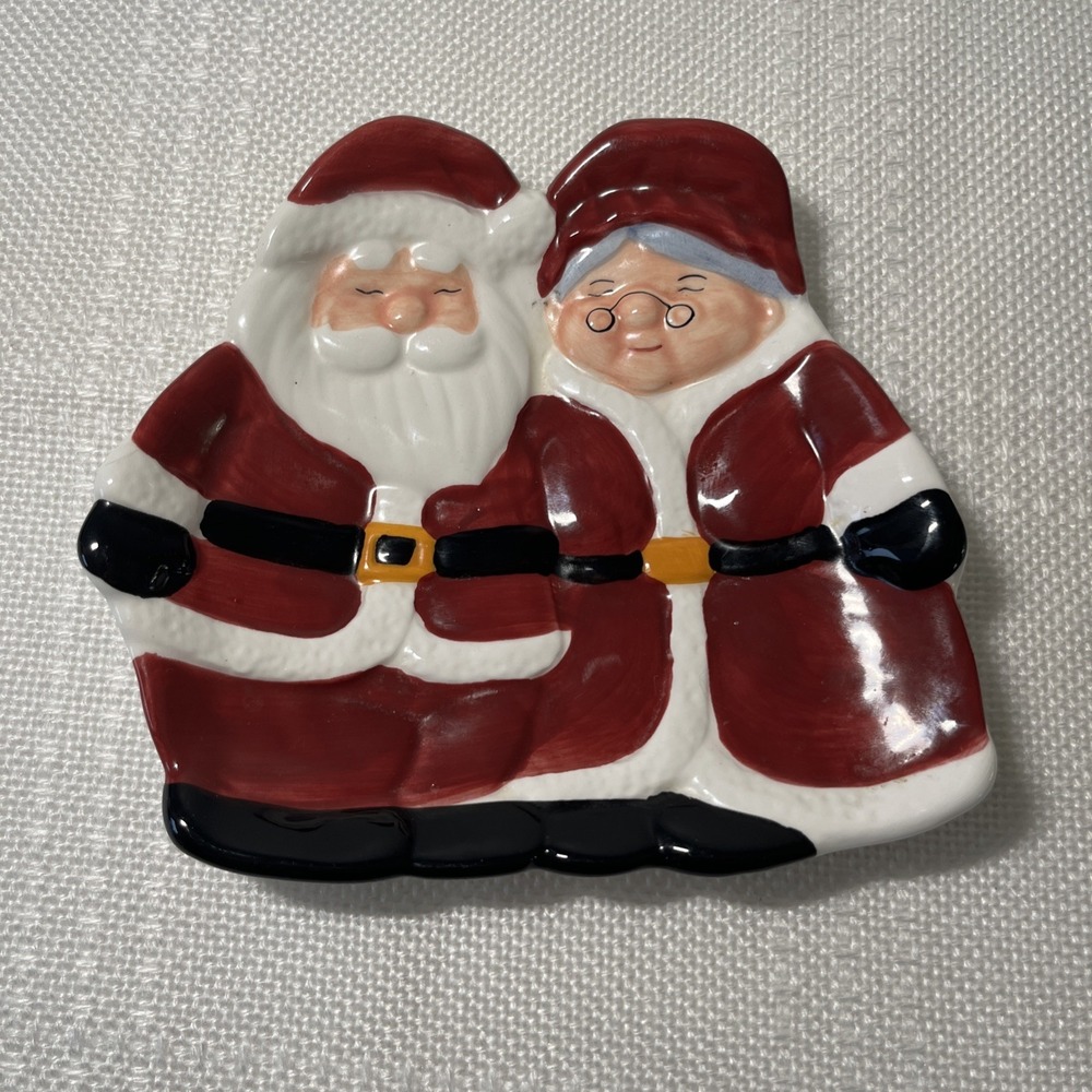 Vintage Publix Season Greeters, Santa & Mrs.‎ Claus Spoon Rest